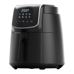 midea air fryer airfryer friggitrice ad aria calda 4l, friggitrice ad aria senza olio 1500w, 8 modalità di cottura, 35 200 °c, cottura al forno, torrefazione, grigliate, scongelamento, allarme di agitazione